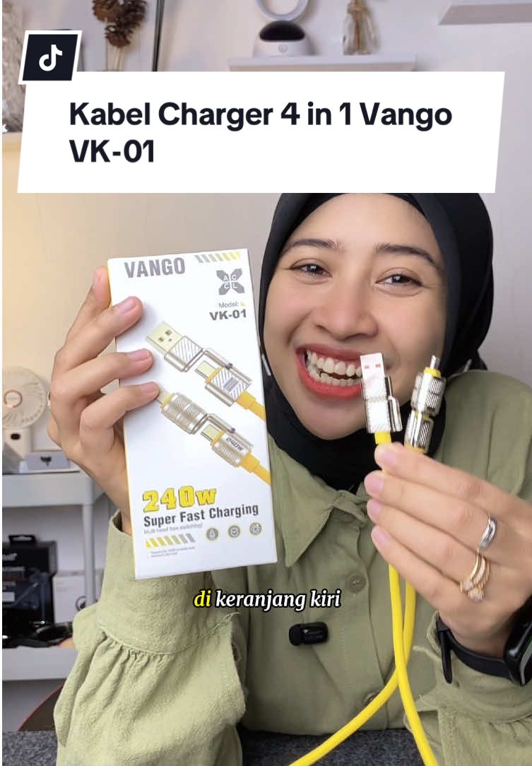 Membalas @alinda kabel data fast charging 4 in 1 240 watt Vango VK-01. harga murah bisa ngecas ngebut . #kabeldata #kabeldatafastcharging #kabeldata4in1 #kabeldatamurah 