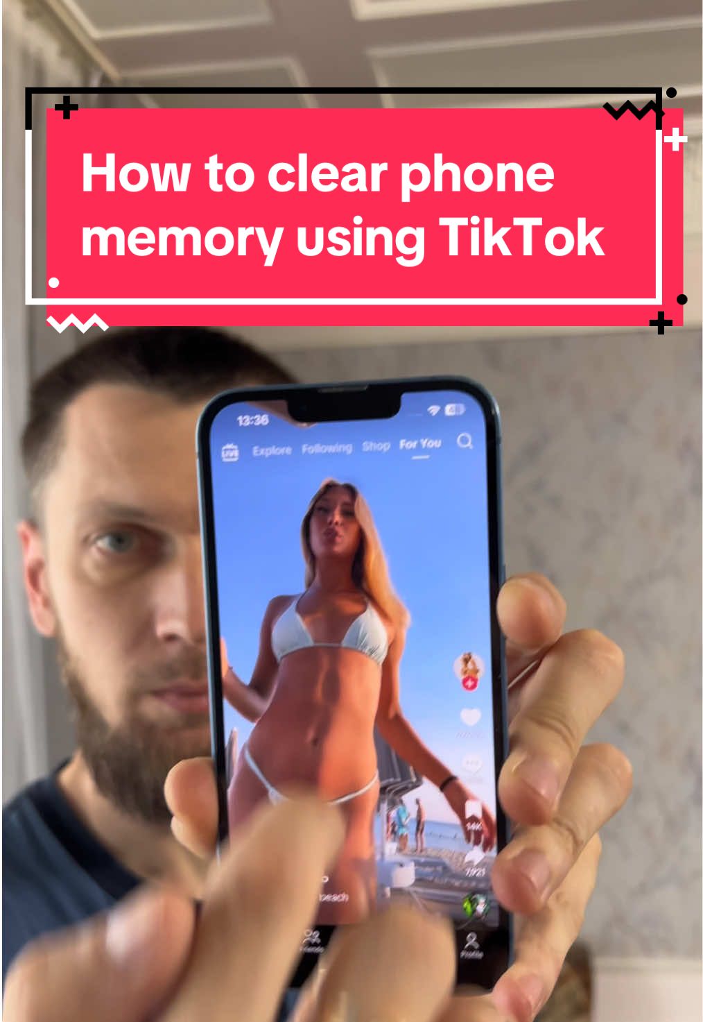 How to clear your phone memory using TikTok. #phone #memory #clearing #tutorial #lernontiktok 