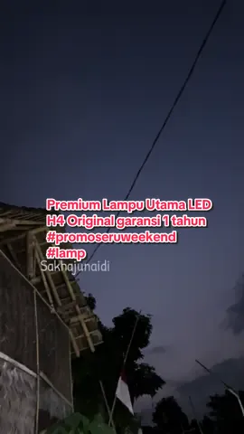 Membalas @T A M A Premium Lampu Utama LED H4 Original garansi 1 tahun #promoseruweekend #lampuutamah4 #sakhajunaidi 