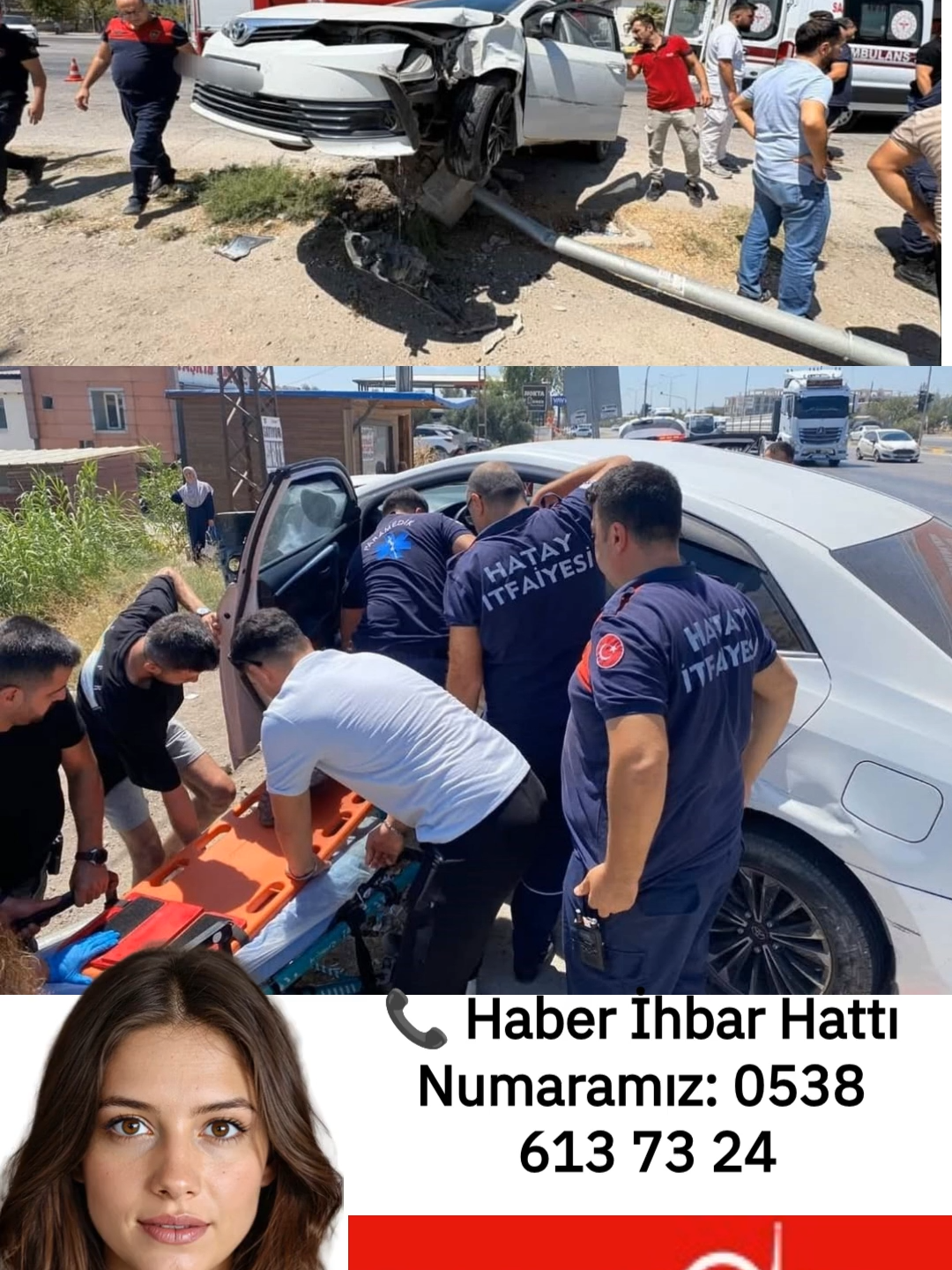 Antakya-İskenderun Yolu'nda Kaza: Bir Sürücü Yaralandı ANTAKYA / HATAY – Antakya-İskenderun yolu üzerinde, Mustafa Kemal Üniversitesi (MKÜ) kavşağında trafik kazası meydana geldi. İddiaya göre, kırmızı ışıkta geçen bir araca çarpmamak için manevra yapan otomobil, aydınlatma direğine çarptı. Kazada araç içerisinde sıkışan sürücü, olay yerine gelen itfaiye ekipleri tarafından kurtarıldı. Yaralı sürücü, daha sonra sağlık ekiplerine teslim edilerek hastaneye kaldırıldı. Kazayla ilgili soruşturma başlatıldı.#hatay