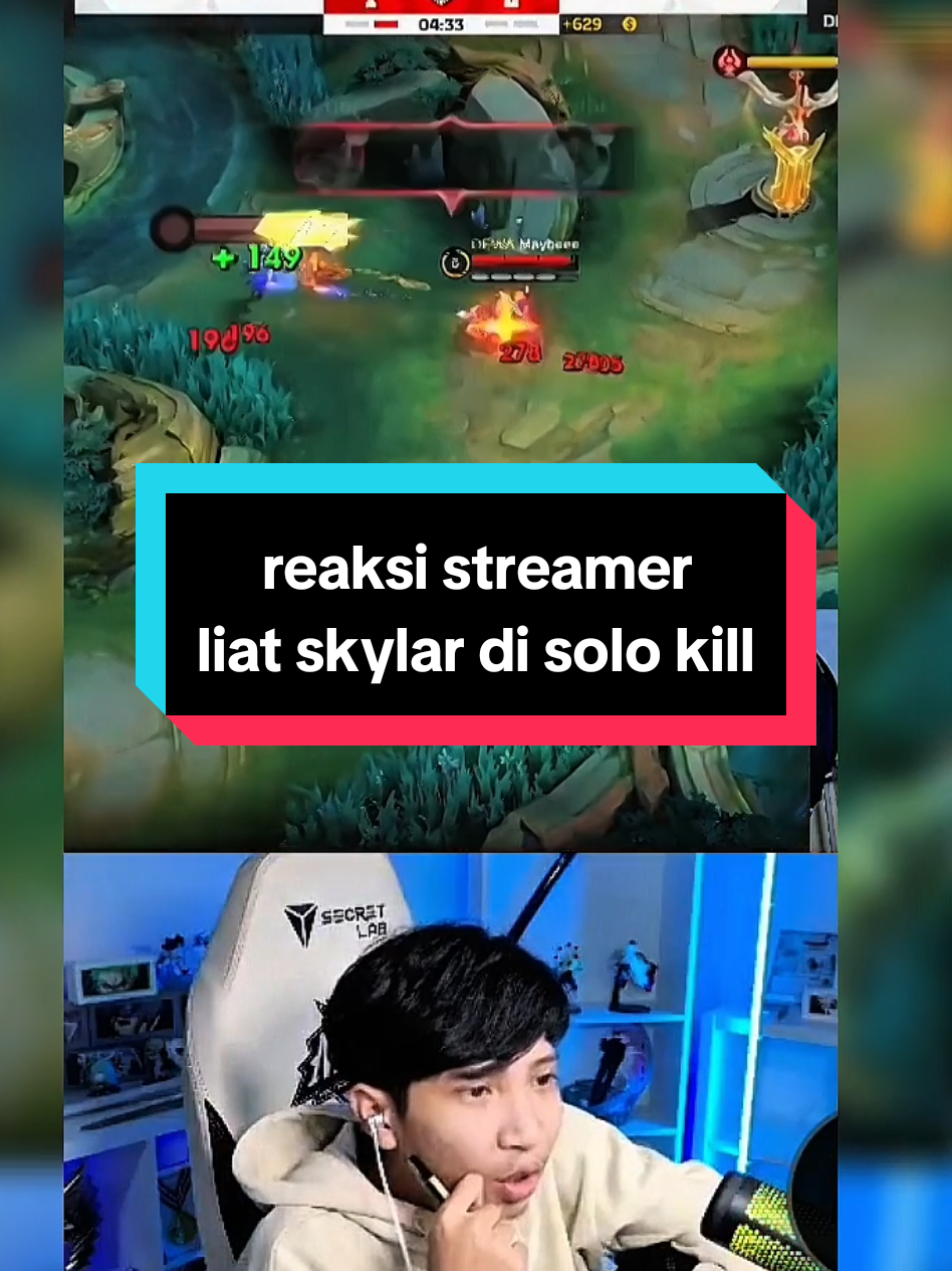 reaksi streamer liat skylar di solo kill maybee #MCGG #MagicChessGoGo #MCGGLuminexus #MCGGUltimateTips 
