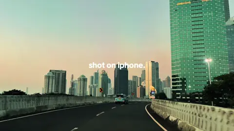 jakarta at sunset. • • #cinematicvideo #videography #jakartacity 