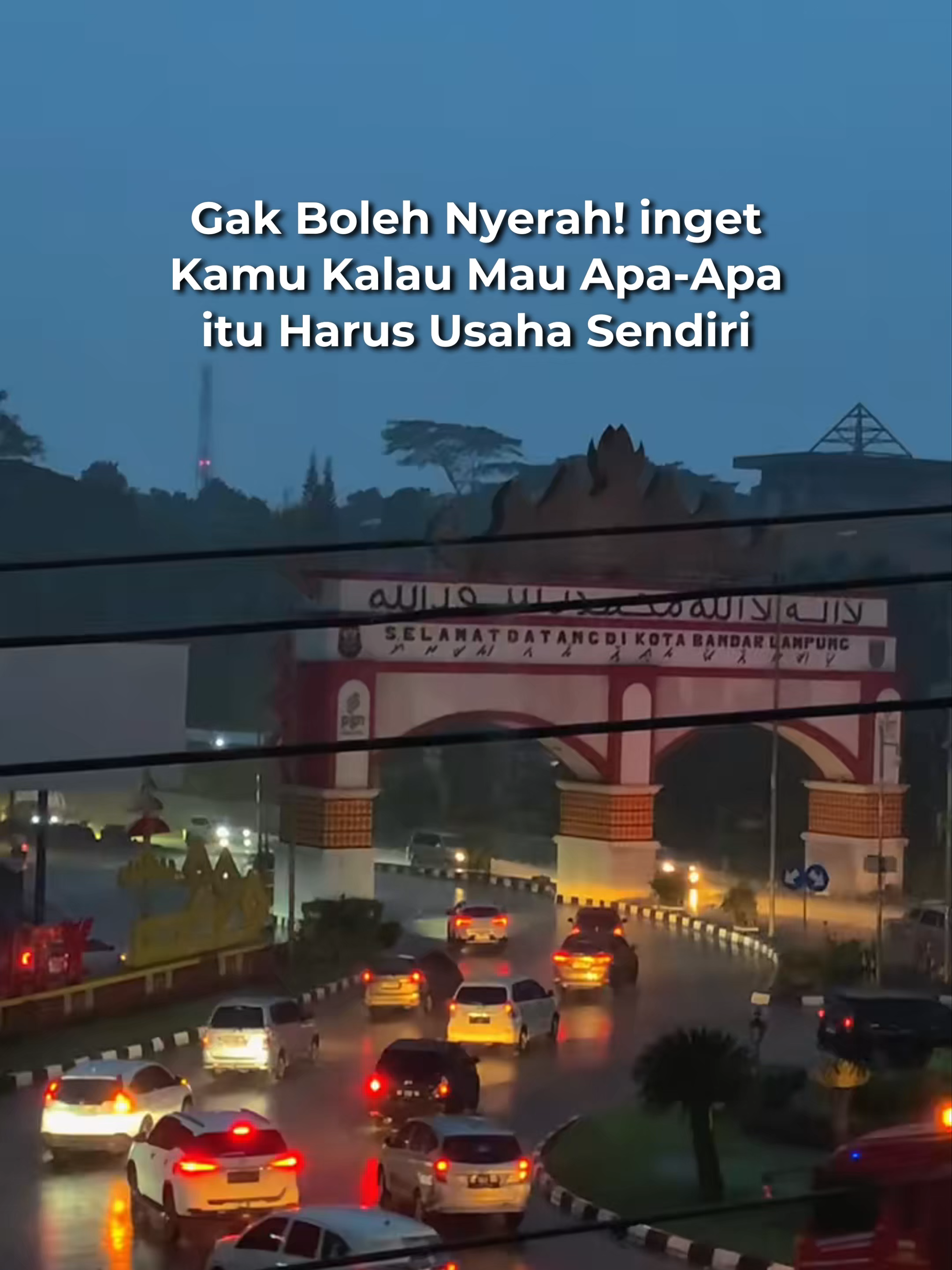Gak boleh nyerah, inget kamu kalau mau apa-apa itu harus usaha sendiri :) - #BeritaLampungid