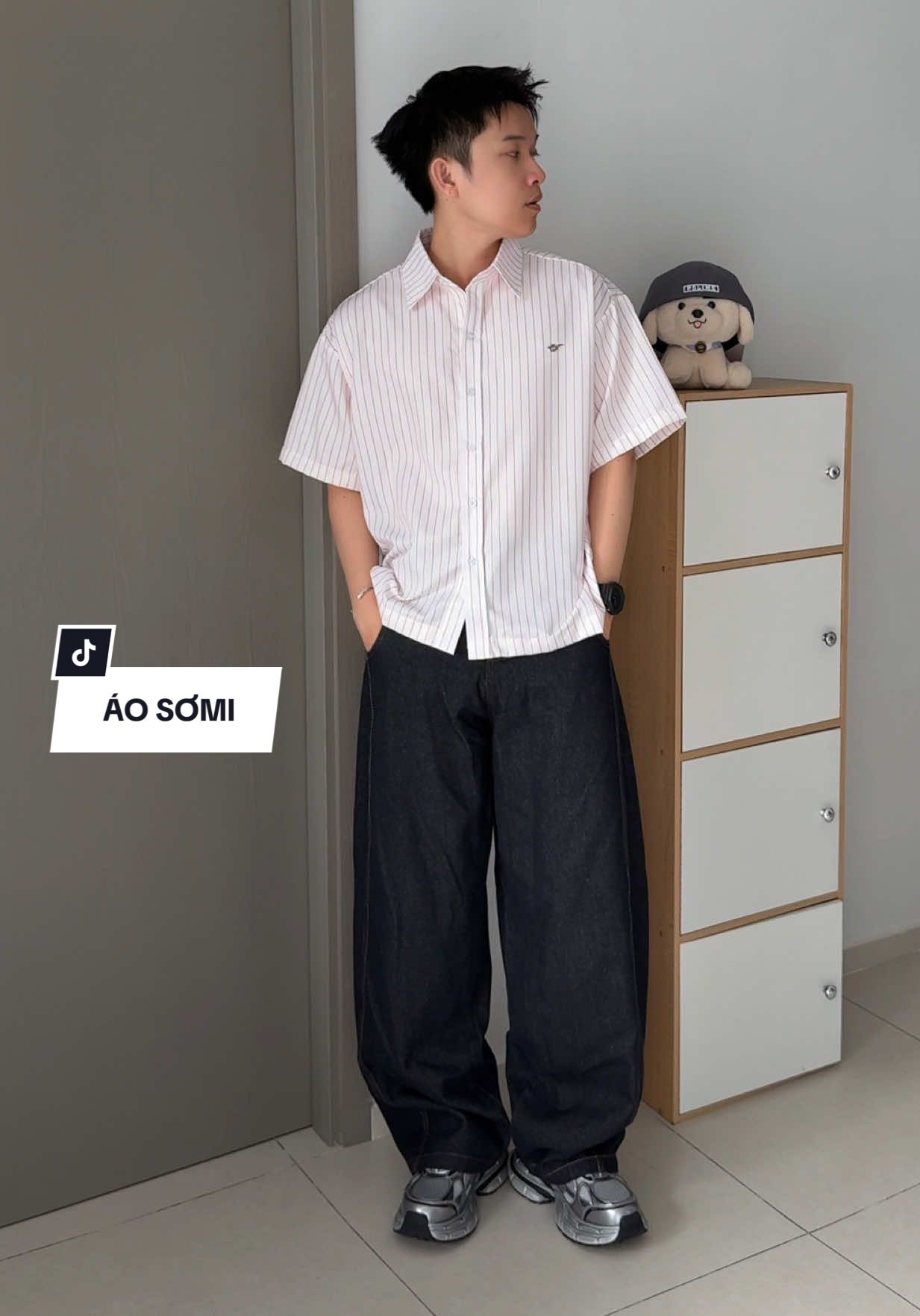 Áo sơ mi sọc kẻ  KARANTS 👏 #goclamdep #outfit #karants #aosomiboxy #iamloc1108 