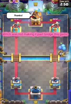 I think the witch pissed off thor #clashroyale 