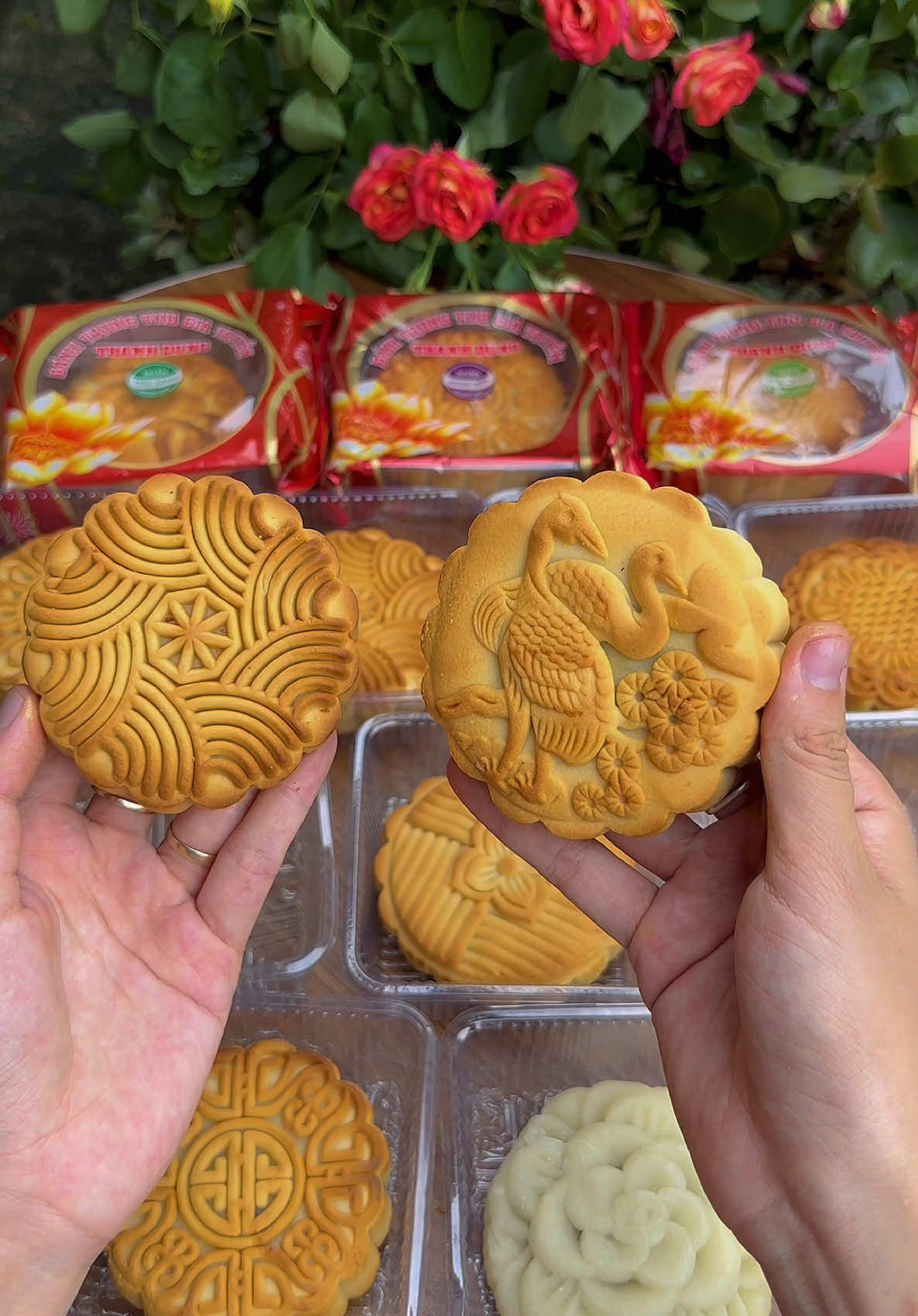 Bánh truyền thống😍😍 #xuhuong #food #banhtrungthu #banhtrungthutruyenthong #banhtrungthuthanhdung 