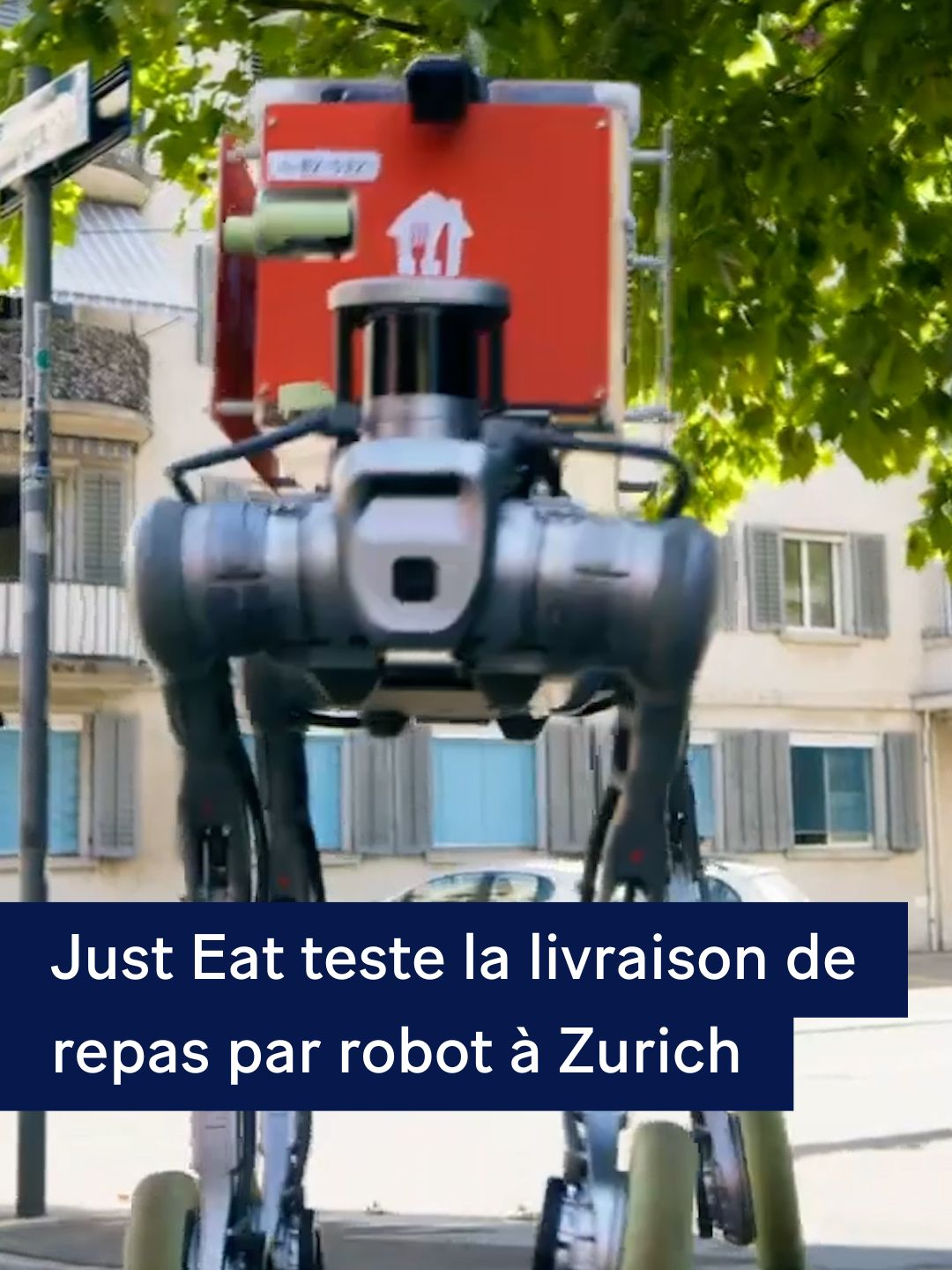 🤖🍔 Ceux qui commandent un repas sur la plateforme à Oerlikon pourraient voir leur repas livré par un robot au sol développé par RIVR. Le service de livraison Just Eat mène actuellement une phase de test de deux mois.