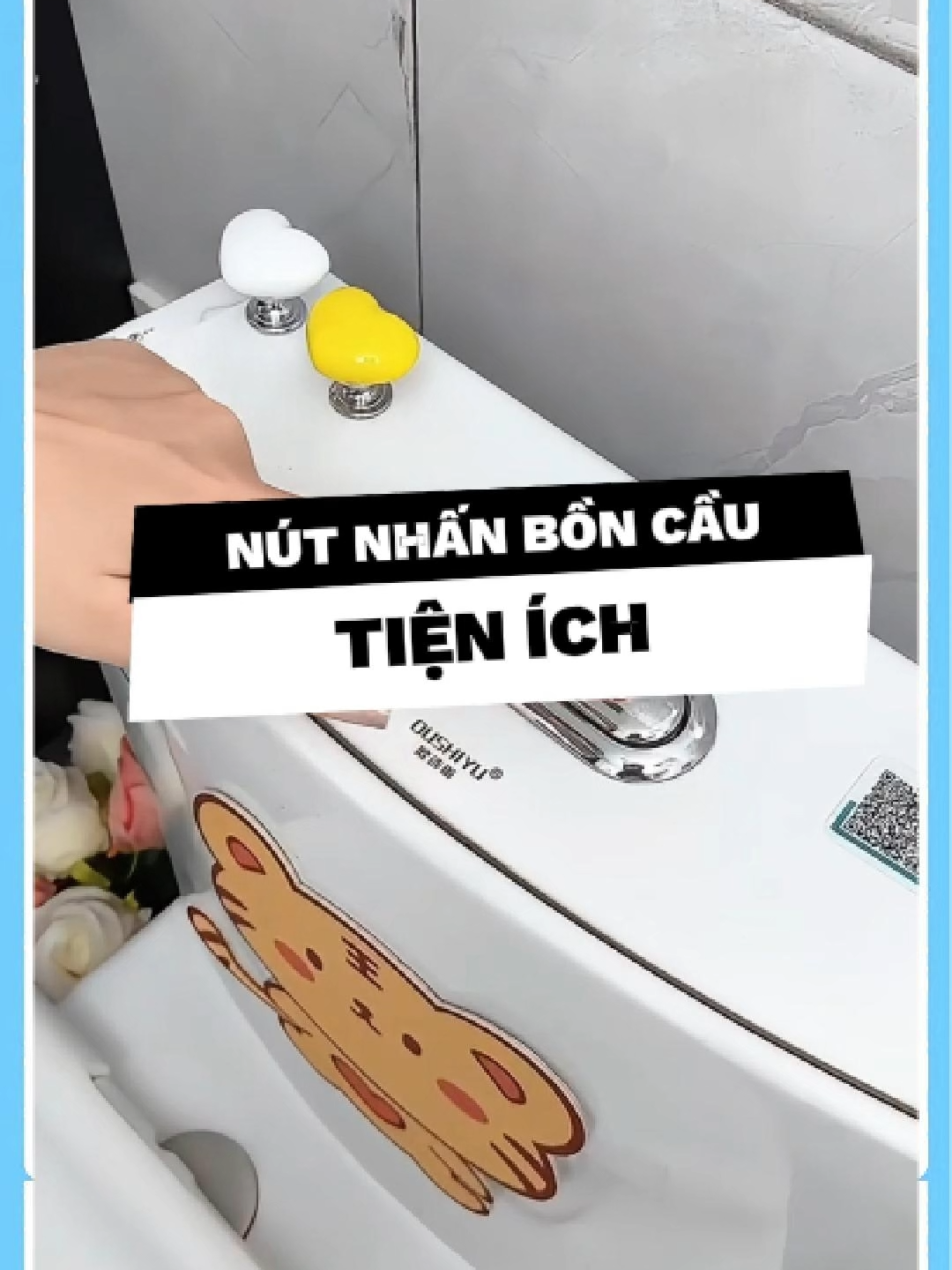 ✨ Dụng Cụ Nhấn Bồn Cầu – Nhỏ Gọn, Sang Xịn Cho Chị Em ✨ #nutnhanboncau #duyne0710 #giadungtienich #giadungthongminh #xuhuong #fyp