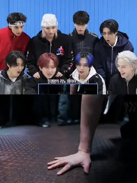 Los kids se rieron viendo la parte en la que Lee Know hace el breakdance en el mv 😅😆 #STRAYKIDS #CEREMONY #LEEKNOW #FYP #lol 