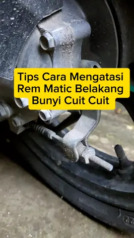 Tips Cara Mengatasi Rem Matic Belakang Bunyi Cuit Cuit 