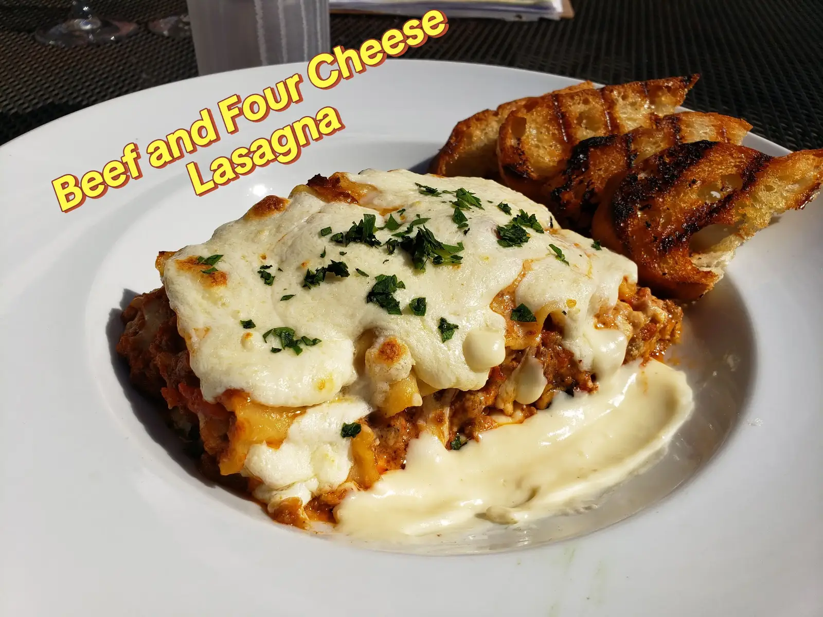 Making a beef and four-cheese lasagna is a classic comfort food project that's well worth the effort. The key is to create a rich, savory meat sauce and a creamy, flavorful cheese filling that melts together beautifully. ​Here is a comprehensive recipe for a delicious beef and four-cheese lasagna. ​Beef and Four-Cheese Lasagna ​This recipe includes a classic meat sauce and a creamy, multi-cheese filling. The four cheeses used are typically a combination of a creamy cheese, a melting cheese, and two hard, flavorful cheeses. ​Yields: 8-10 servings Prep time: 30 minutes Cook time: 1 hour 15 minutes Rest time: 15 minutes   ​Ingredients: ​For the Meat Sauce: ​2 tablespoons olive oil   ​1 medium yellow onion, finely chopped   ​2-3 cloves garlic, minced ​1 1/2 pounds lean ground beef ​1 (28-ounce) can crushed tomatoes   ​1 (15-ounce) can tomato sauce ​1/2 cup beef broth or red wine (optional, for depth of flavor) ​1 tablespoon Italian seasoning ​1 teaspoon dried oregano   ​1/2 teaspoon salt, or to taste ​1/4 teaspoon black pepper, or to taste ​A pinch of sugar (to cut acidity) ​For the Four-Cheese Filling: ​15 ounces ricotta cheese (whole milk preferred) ​1 large egg, lightly beaten   ​1 cup shredded mozzarella cheese, plus an additional 2 cups for layering ​1/2 cup grated Parmesan cheese, plus an additional 1/2 cup for topping ​1/2 cup shredded provolone cheese or Pecorino Romano cheese ​1/4 cup chopped fresh parsley ​For the Lasagna: ​1 (16-ounce) box lasagna noodles, either regular or no-boil   ​1 cup shredded mozzarella cheese (for topping) ​1/4 cup grated Parmesan cheese (for topping)   ​Instructions: ​Make the Meat Sauce: ​Heat the olive oil in a large pot or Dutch oven over medium-high heat. Add the chopped onion and cook until softened, about 5 minutes. ​Add the ground beef and cook, breaking it up with a spoon, until it's browned and cooked through. Drain any excess fat. ​Stir in the minced garlic and cook for 1 minute until fragrant. ​Pour in the crushed tomatoes, tomato sauce, and beef broth or red wine (if using). Add the Italian seasoning, oregano, salt, pepper, and sugar. ​Bring the sauce to a simmer, then reduce the heat to low. Cover and let it simmer for at least 30 minutes (or longer, up to 1 hour, for a deeper flavor). ​Prepare the Cheese Filling: ​While the sauce is simmering, prepare the cheese filling. In a medium bowl, combine the ricotta cheese, beaten egg, 1 cup of mozzarella, 1/2 cup of Parmesan, provolone (or Pecorino Romano), and fresh parsley. Mix until all ingredients are well-combined. Season with a pinch of salt and pepper. ​Cook the Lasagna Noodles: ​If using regular lasagna noodles, cook them according to package directions in a large pot of salted boiling water until al dente. Drain well and lay them on a parchment-lined baking sheet to prevent them from sticking together. If using no-boil noodles, you can skip this step.   ​Assemble the Lasagna: ​Preheat your oven to 375°F (190°C).   ​Spread a thin layer of meat sauce (about 1 cup) on the bottom of a 9x13-inch baking dish. ​Arrange a single layer of lasagna noodles over the sauce. ​Top the noodles with about a third of the cheese mixture, spreading it evenly. ​Add about 1 1/2 cups of the meat sauce over the cheese layer. ​Sprinkle a generous layer of shredded mozzarella and a little Parmesan cheese over the sauce. ​Repeat the layers two more times: noodles, cheese mixture, meat sauce, and mozzarella/Parmesan. ​For the final layer, top with noodles, the remaining meat sauce, and the last 1 cup of mozzarella and 1/4 cup of Parmesan. ​Bake the Lasagna: ​Cover the baking dish tightly with aluminum foil. ​Bake for 45 minutes. ​Remove the foil and bake for another 15-20 minutes, or until the cheese is bubbly and golden brown. ​Rest and Serve: ​Let the lasagna rest for at least 15 minutes before cutting and serving. This allows the layers to set and prevents the lasagna from falling apart when you serve it. ​Garnish with fresh parsley or basil if desired. #culinaryicon #Recipe #creatorsearchinsights #easymeals 