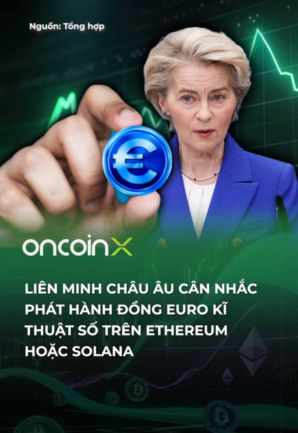 Châu Âu già cỗi sợ bị tụt lại phía sau 😂 #oncoinx #euro #stablecoin #digitaleuro #eu #lienminhchauau 