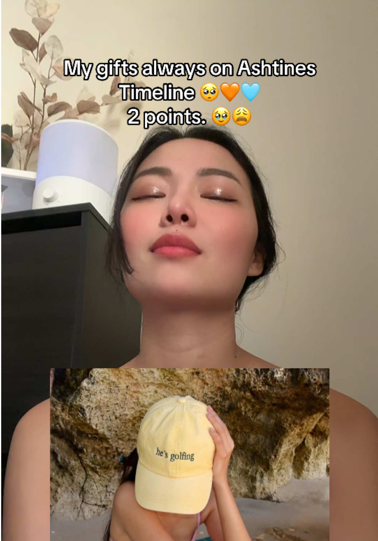 Thank you @Ashtine Olviga for appreciating my gifts! Pero GRABE LAYAG NA LAYAG ANG ASHDRES SA CAP NA YAN 🥹🧡🩵 #minamahalmovie #andresmuhlach #ashtineolviga #ashdres #ashdreskeepers 