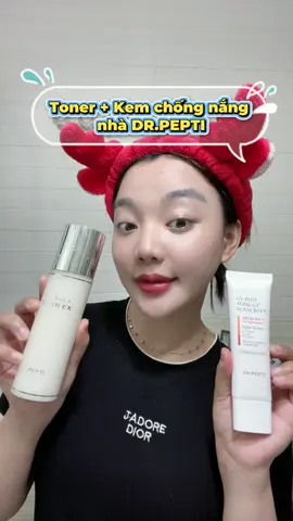 Combo này đỉnh nha #drpeptivietnam #tonerdrpepti #kemchongnangdrpepti
