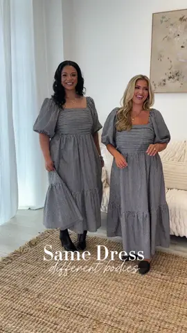 Classic gingham meets cozy fall vibes! ☺️✨ This dress is made for pumpkin patches, coffee runs, and everything in between! 🖤 Stunning Views Dress, Black Gingham #shopchicsoul #chicsoul #plussize #plussizefashion #plussizestyle                  