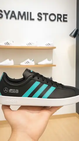 Sepatu Skate ADIDAS VL COURT X MARCEDES AMG PETRONAS FORMULA ONE TEAM JR1068 ORIGINAL #adidas #unisex #fyp #foryou #sepatuadidas