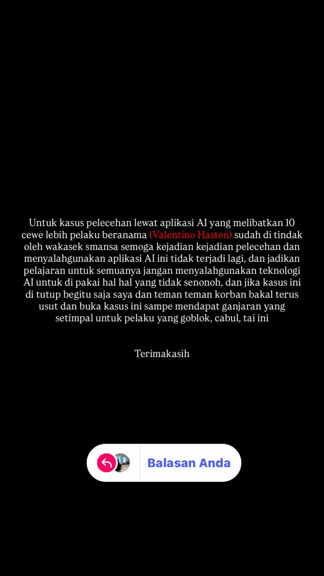 viral smansa cirebon valentino hasten #cirebon #viral #kasus 