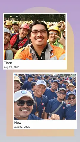 2015 di OHS Department Narogong Plant, 2025 di OHS Department Tuban Plant #thenandnow 