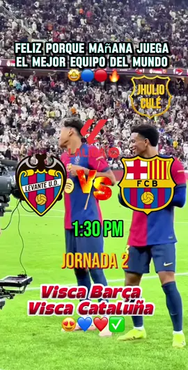 Mañana juega el @fcbarcelona 🤩🔴🔵#fcbarcelona #laliga #viscabarca🔴🔵 #barcelona #deportesentiktok 