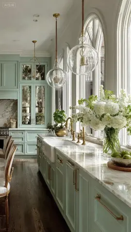 My dreaming kitchen. 🍀🍀 #homedecor #dcolora #farmhousesink #KitchenHacks #ceramicsink #kitchenorganization #modernfarmhouse 