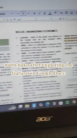 aaah bakit now ra ni nako nabal-an 😂 me believing nga og nindot kag notes mas maka review og tarong :D #notes #googledocs #notetaking #studytok #engineering 