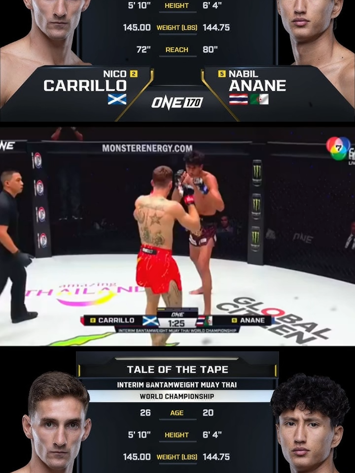 โจ ณัฐวุฒิ VS บัมปารา คูยาเต #muaythai#ONEChampionship #one170