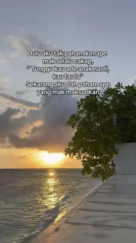Rasa yang dulu milik mak, kita pulang pada anak nya…😊