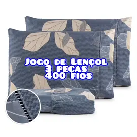 Dê uma olhada em Jogo De Lençol 3 Peças Casal Padrão Percal 400 Fios Ponto Palito Estampado por R$17,15 - R$41,93. Compre na Shopee agora! https://s.shopee.com.br/1BCM7emCTx
