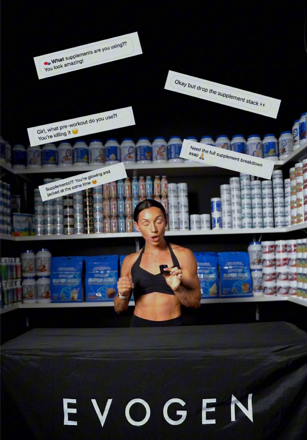 CODE : SKYE / @Evogen  - #supplements #supps #gymgirl #coach #coaching 