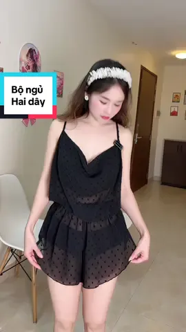 Bộ ngủ chất voan #bongu #bonguren #bomacnha #thoitrang 