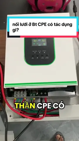 Chức năng nối lưới của biến tần CPE có tác dụng gì? #xuhuongtiktok #fy #dienmattroi #cpe 