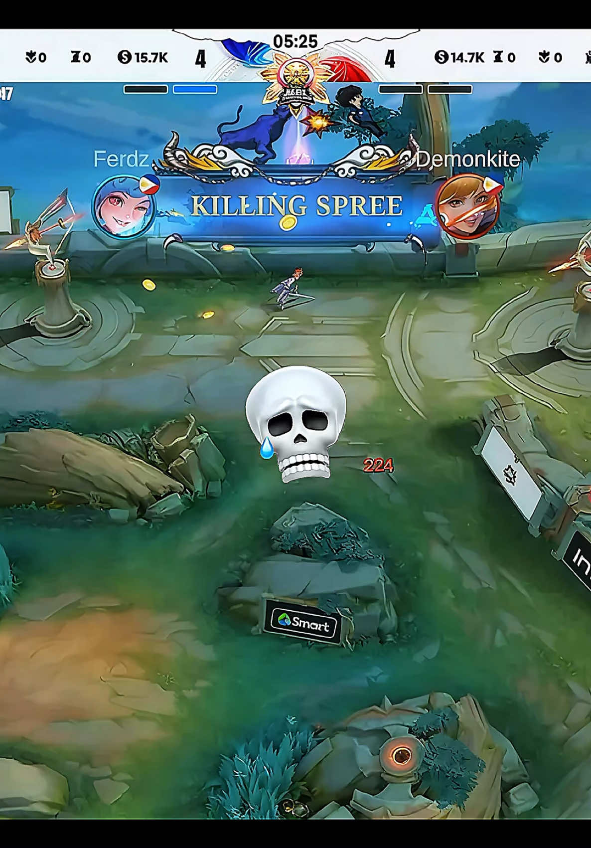 Ferdz. Solo kill demonkite 🥶 RORA vs FLCN game 2 #MLBB #auroramlbb #demonkite #falconesports #ferdz 