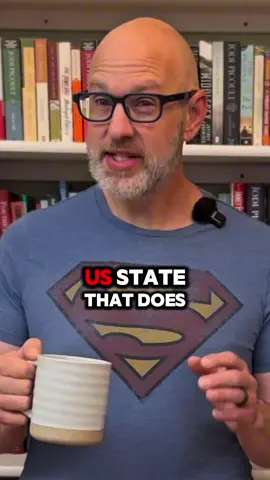 What is the only US state that does not border another US state? #riddle #geographyquiz 