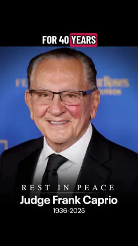Frank Caprio Judge Passed Away. Judge Caprio Dies At 88, Fame For Kindness. Judge Frank Final Photo #judgefrankcarprio #rip #fyp #judgefrankcaprio 