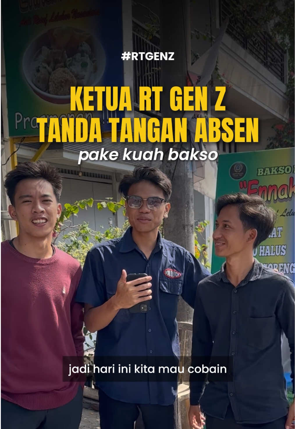 Kalau ada yang nanya rapat di mana… yaudah jawab aja di Bakso Malang Ennak 789 🤭 #rtgenz #gebrakanrtgenz #rapat 