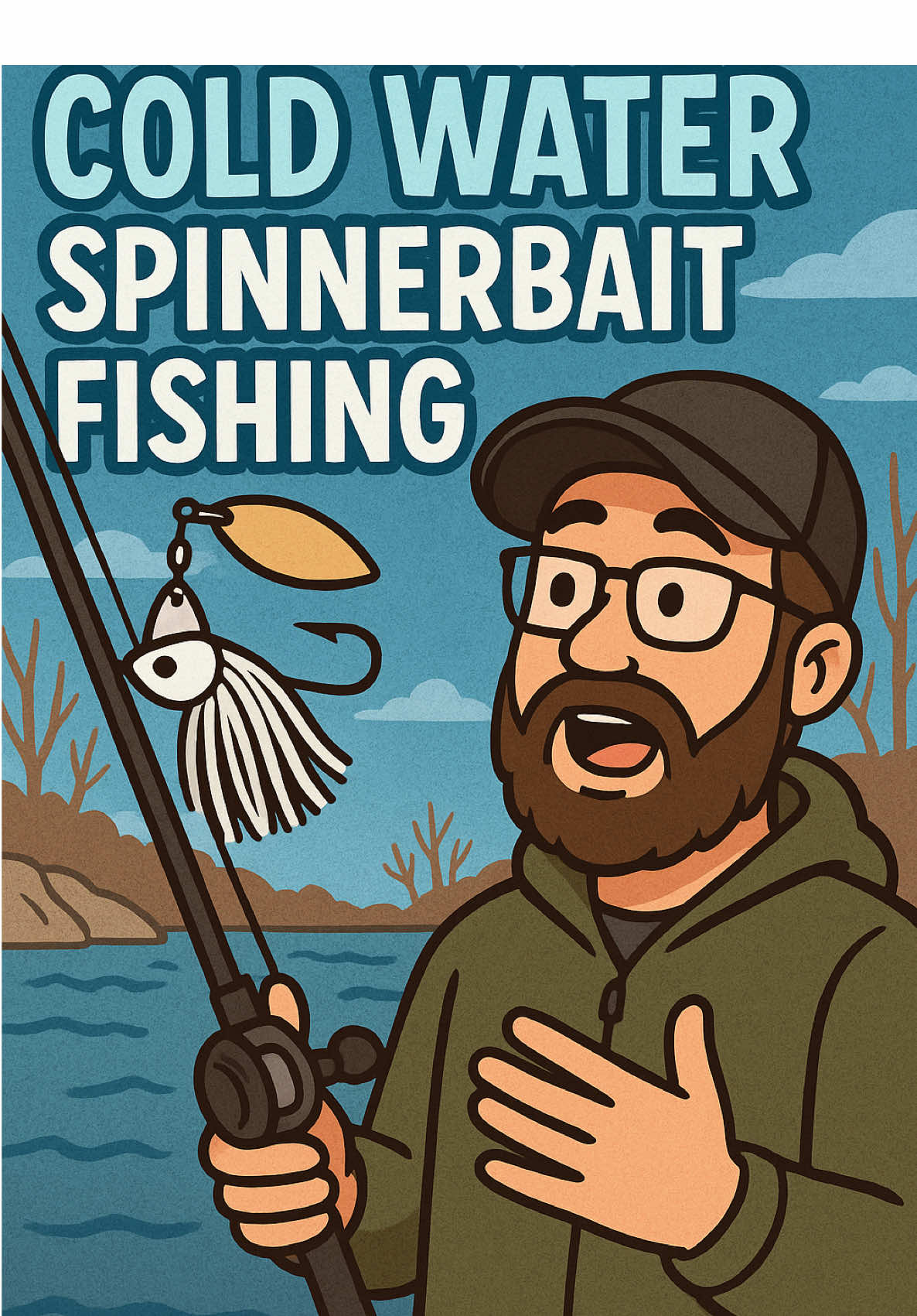 When it’s cold… #spinnerbait #bassfishing #fishing #fishingbaits #fishingtips 
