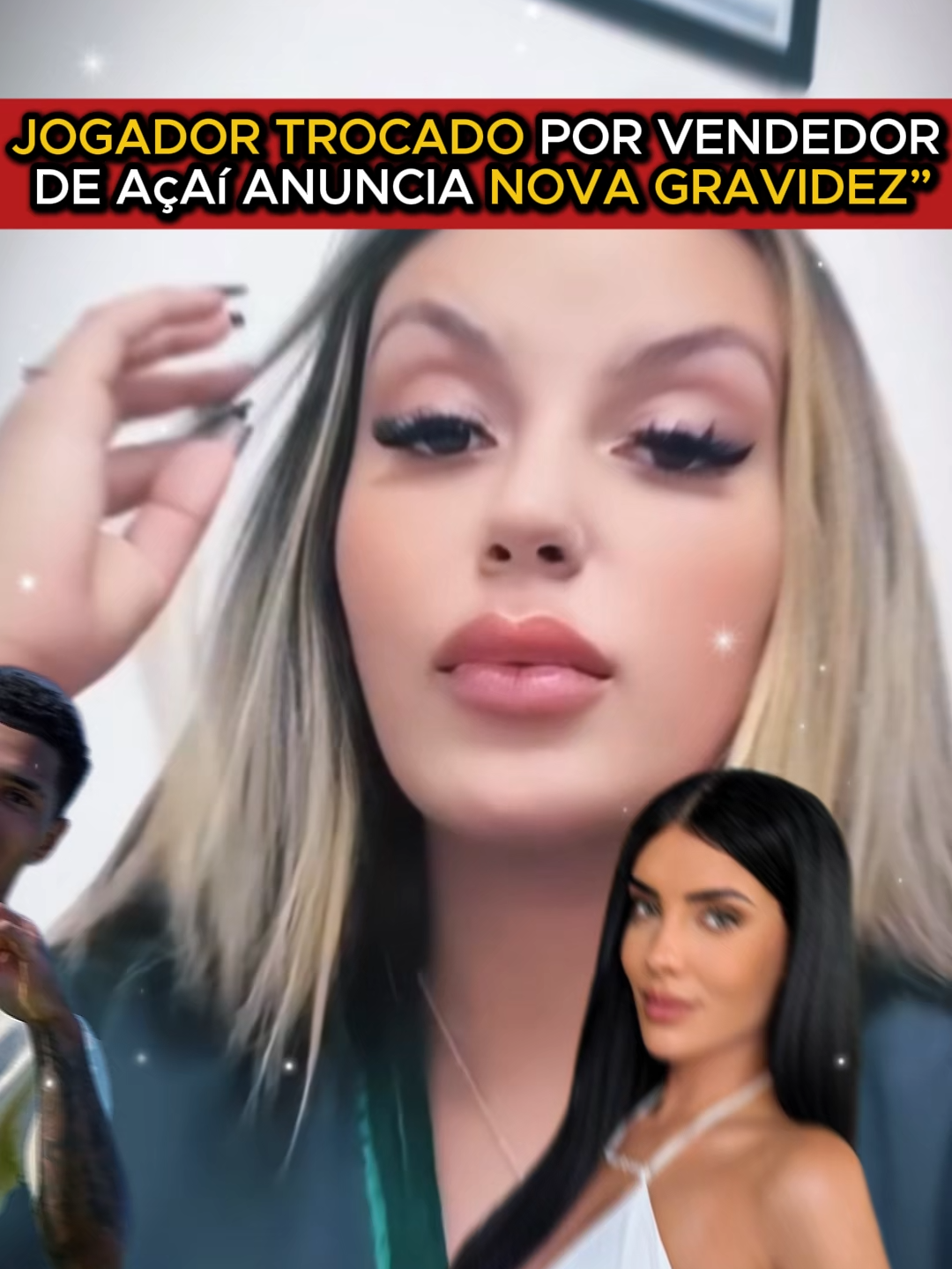 Vinícius Tobias ex Real Madrid trocado por vendedor de açaí anuncia gravidez #ViniciusTobias #ExRealMadrid #VendedorDeAcai #IngridLima #SandraGutierrez