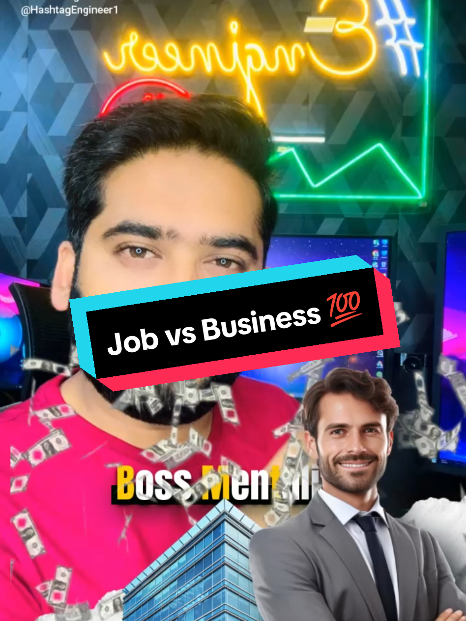 Job vs Business 💯🔥  #job #business #binance #hashtagengineer #foryou 