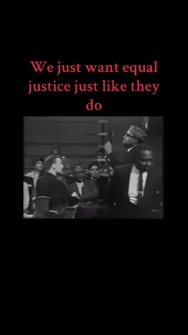 What is wrong with what he is saying we just won’t equal Justice just like the white won’t justice for their people?