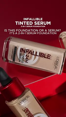 Satu langkah untuk kulit sehat bercahaya! Infallible 24H Tinted Serum menggabungkan skincare + makeup dengan hidrasi dan coverage tahan lama. Saatnya checkout sekarang! #2in1SerumFoundation #MakeupMatteSkincare #LOrealParisMakeupID 