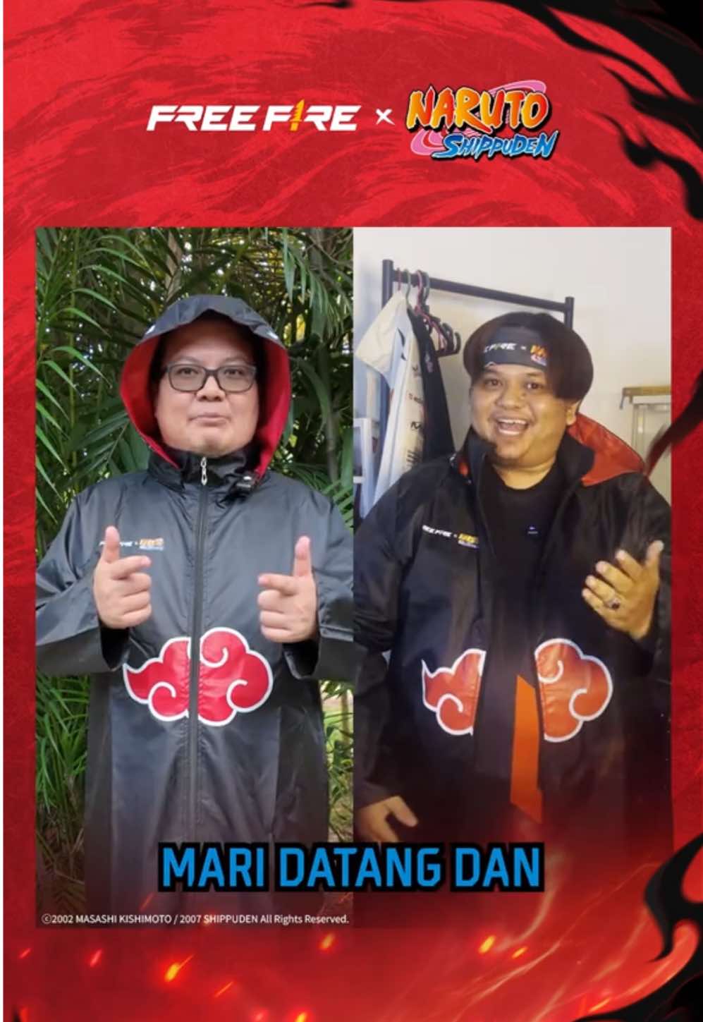 🎥 Hajiyaad & Obvy ada sesuatu special untuk korang! 🔥 FREE FIRE WEEKEND BATTLE: EDISI NARUTO 🍥 Battle Royale Duo 📍 30 – 31 Ogos | 1PM 🏠 Hameediyah Bistro, Ampang KL <꩜- 1 perlawanan = 1 BOOYAH = 1 pemenang <꩜- 3 perlawanan = 3 pemenang setiap hari <꩜- BOOYAH untuk menangi hingga 6,000 💎 + merchandise Naruto! (Kalau anda dah dapat BOOYAH, anda hanya boleh menang 💎 semula) Datang singgah, lepak dengan kami, sembang & jom main Free Fire 🎮✨ #FreeFire #FFxNARUTOSHIPPUDEN #Naruto #NarutoShippuden
