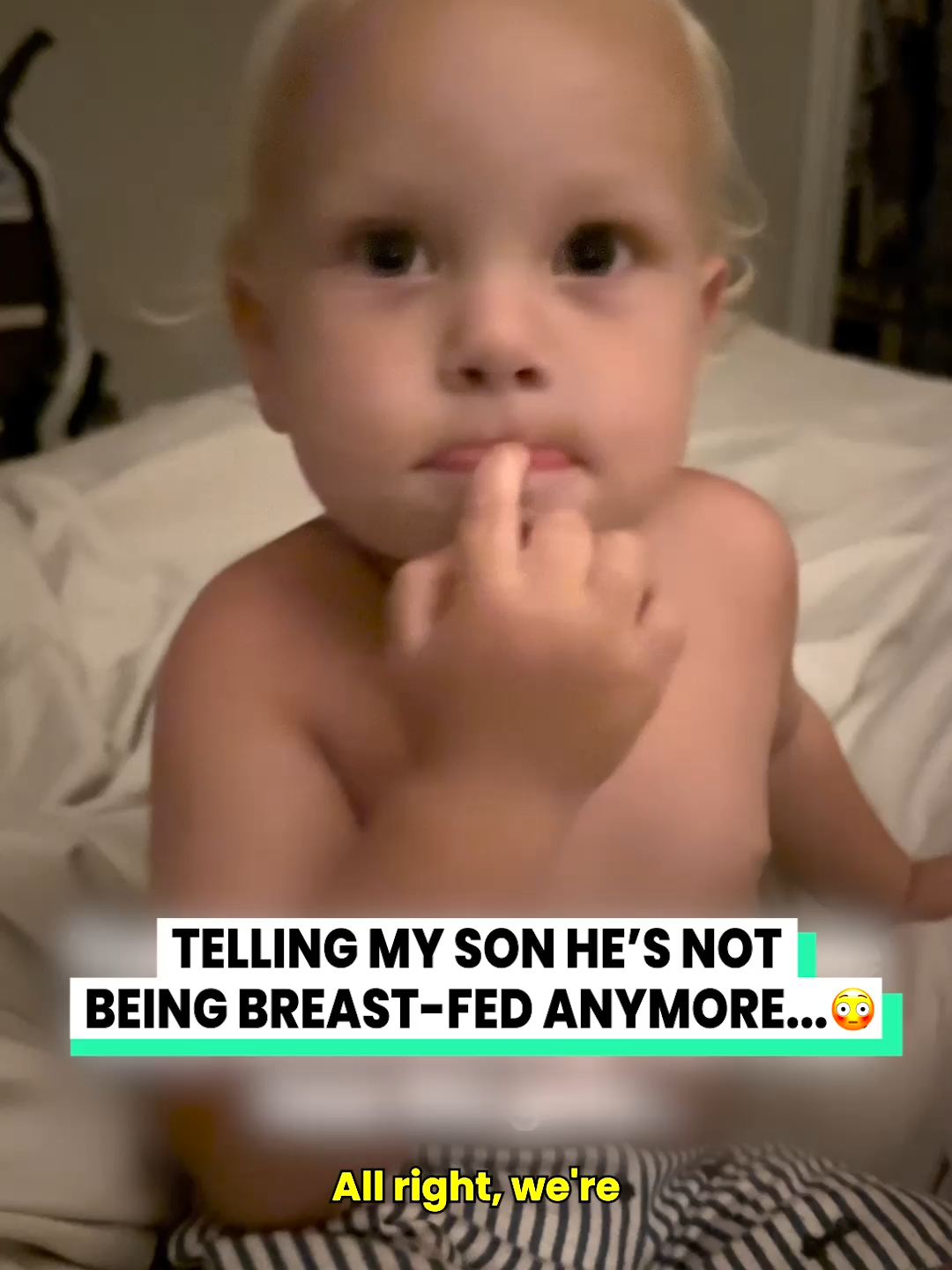 Me to my Boyfriend before bedtime 😅 @officialshelbytiktok #baby #breastfeeding #weaningbaby #breastfed #motherhood