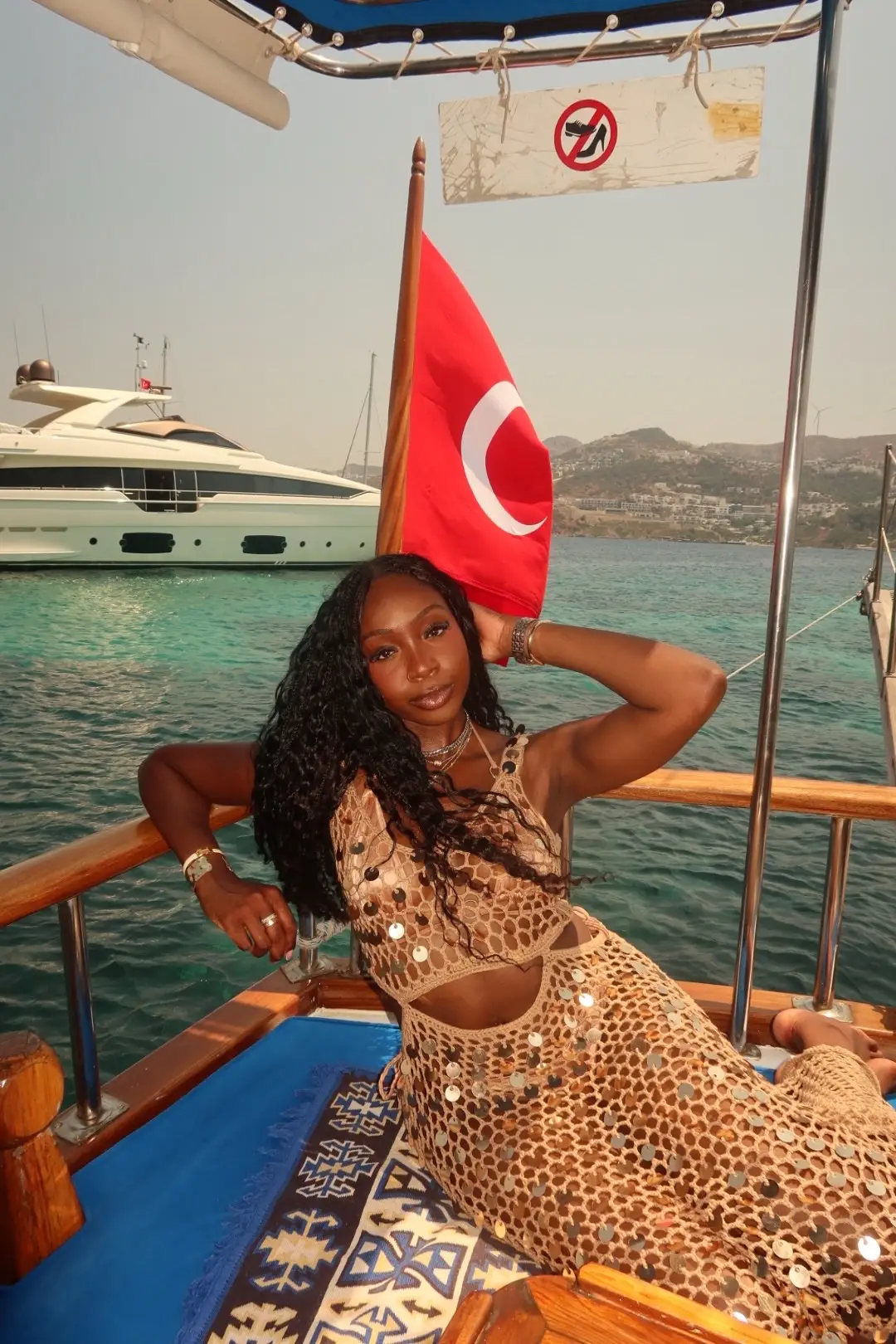 ig saw it firstttttt, boat day best day 🫶🏾 // #bodrum #turkey 