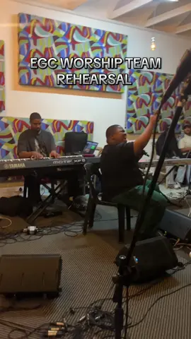 See you on Sunday 😌 #eternalglorychurch #worshipteam #rehearsal 