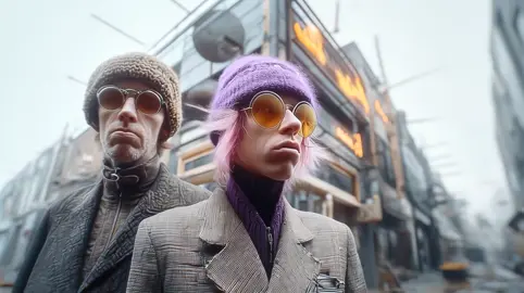 I created some London punk-themed prompts for a film idea my friend is working on a while back. I tried a new style reference code in #Midjourney and got this cool look with great lavender and yellow colors. I really like how it turned out. Animated using @Hailuo AI (MiniMax) and song made using @Suno    #fyp #ai #aiart #aivideo  