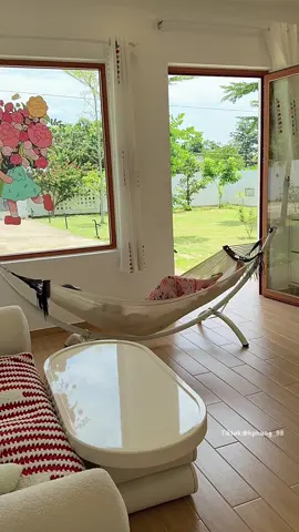 Dù có nệm to chăn ấm cỡ nào thì nằm võng vẫn là chân ái nha 🏡 #xuhuong #phungreview #decorphong #homedecor 
