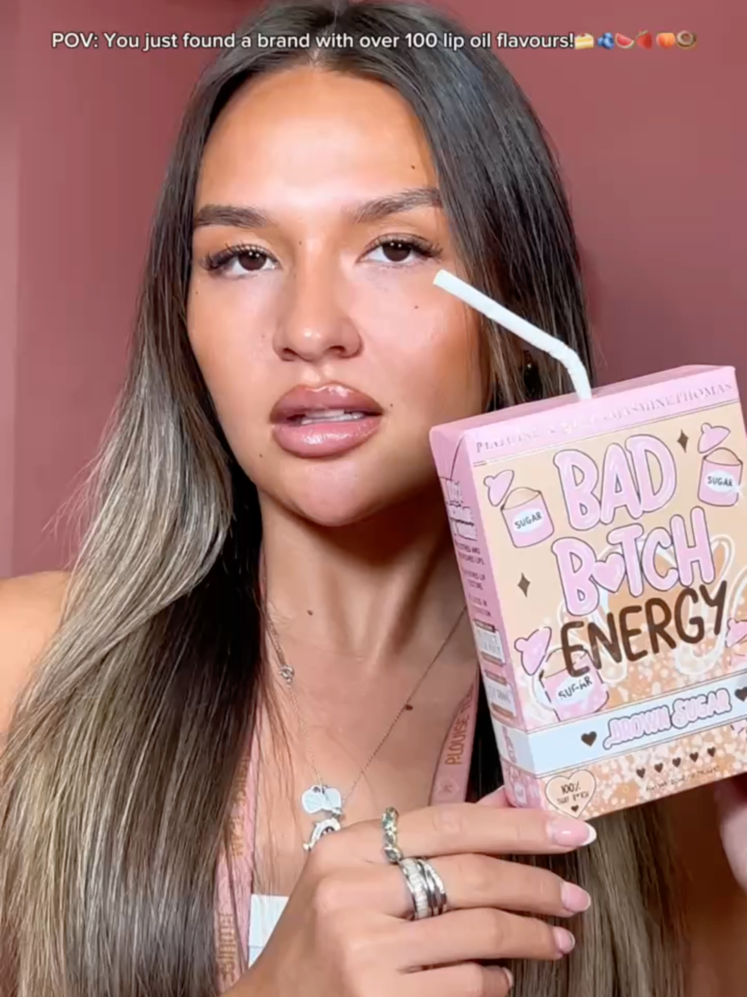 Over 100 flavours, endless vibes 💖✨ The Bad Bitch Energy Lip Duos are here to keep your pout poppin’ and your energy on max. #plouise #makeup #hydratedlips #lipoil