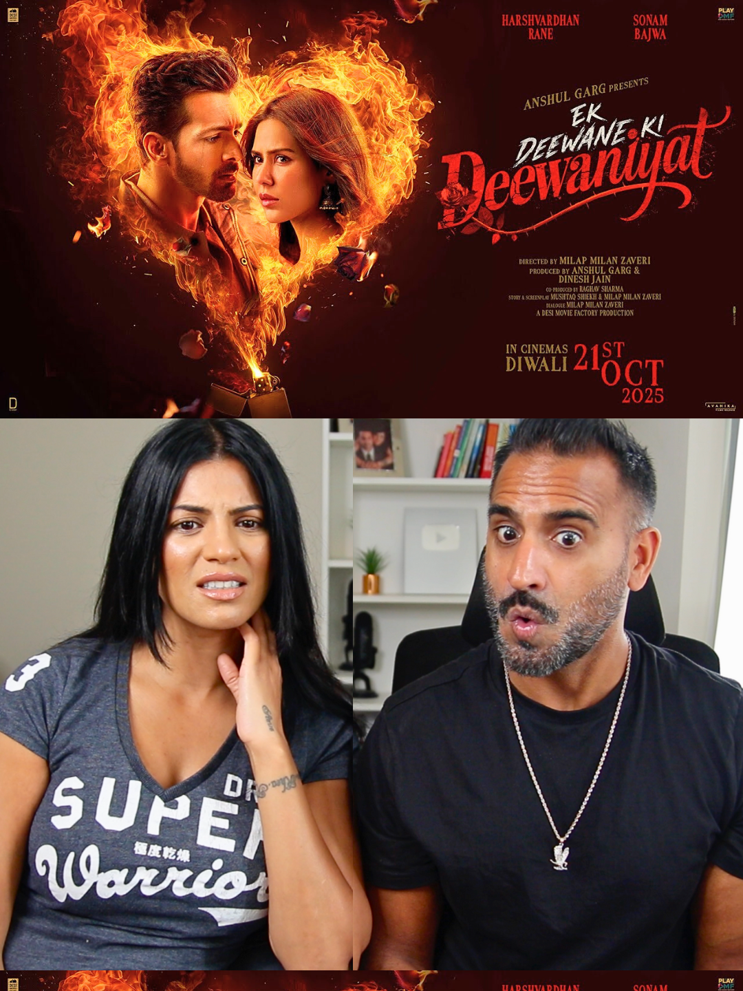 Ek Deewane Ki Deewaniyat Teaser Reaction ❤️🔥 Love. Pain. Revenge. This Diwali is going to be intense. Are you ready? #EkDeewaneKiDeewaniyat  #Whattowatch #FYP #SonamBajwa #HarshvardhanRane #BollywoodReaction #Filmtok #Movietok  #TeaserReaction #Bollywood2025 #Bollywood #Reaction #magicflicks
