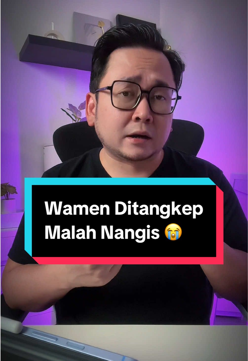 Ditangkep malah nangis 😭