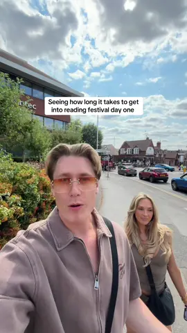 Let’s see how long it takes to get into reading festival day 1 🎪